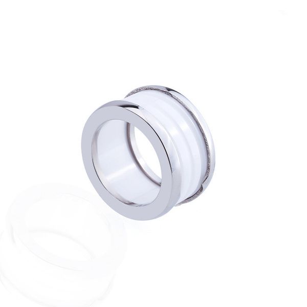 fashion stainless steel jewelry ceramic ring arc version inside lettering black and white ceramic thread couple ring brand designer rings, Silver
fashion stainless steel jewelry ceramic ring arc version inside lettering black and white ceramic thread couple ring brand designer rings, Silver