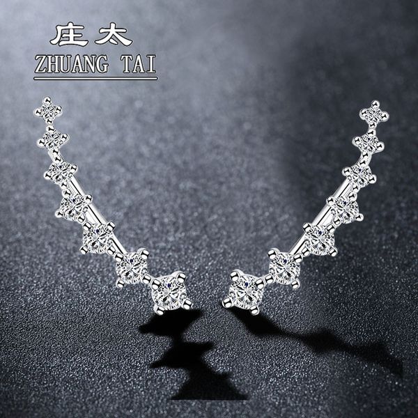 zhuangtai jewelry fashion 7 star ear cuff earrings for women crystal cubic zirconia simple silver clip on earrings 2018 brincos
zhuangtai jewelry fashion 7 star ear cuff earrings for women crystal cubic zirconia simple silver clip on earrings 2018 brincos