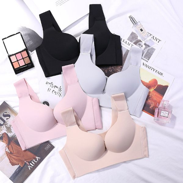 wire bras for women seamless bra wide strap sleeping underwear push up bralette vest brassiere, Red;black
wire bras for women seamless bra wide strap sleeping underwear push up bralette vest brassiere, Red;black