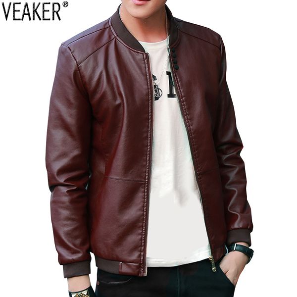 reindeer winter men leather jas slim fit around neck black brown casual pu leather jas upper clothing effects colour overcoat
reindeer winter men leather jas slim fit around neck black brown casual pu leather jas upper clothing effects colour overcoat