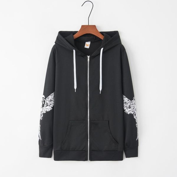 wish explosive printed long sleeve guard skeleton wing lace sportswear, Black
wish explosive printed long sleeve guard skeleton wing lace sportswear, Black