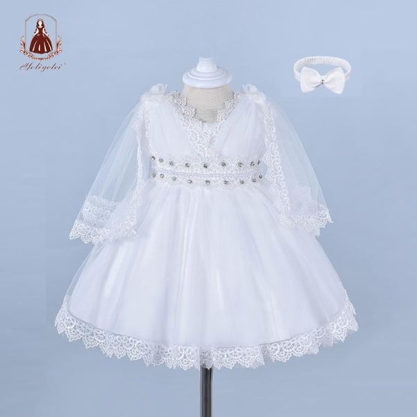yoliyolei infant baby girl dress white tulle baptism dresses for girls 0-24m birthday party baby beading hairband clothes, Red;yellow
yoliyolei infant baby girl dress white tulle baptism dresses for girls 0-24m birthday party baby beading hairband clothes, Red;yellow
