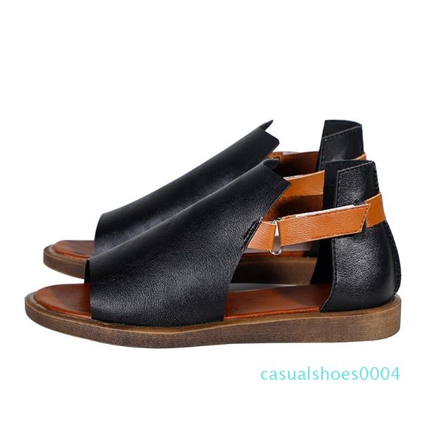1pair solid party casual breathable women sandal non slip flat heel summer beach comfortable home open toe artificial pu c04, Black
1pair solid party casual breathable women sandal non slip flat heel summer beach comfortable home open toe artificial pu c04, Black