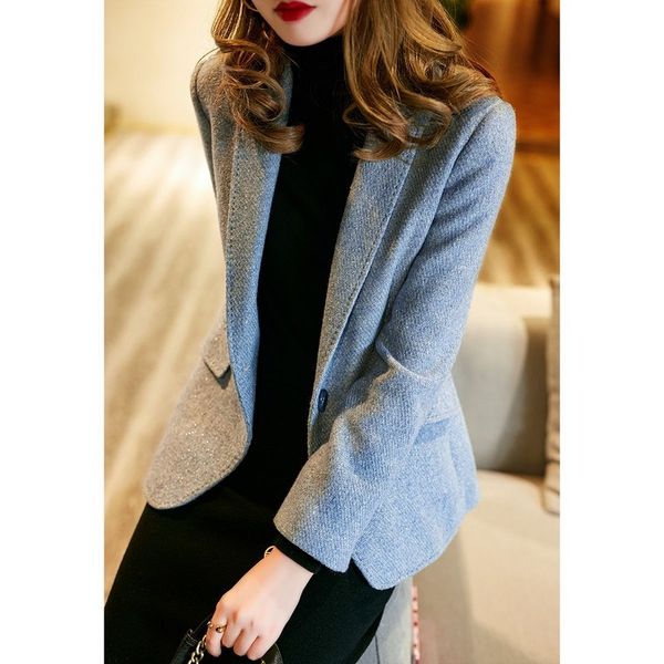 2020 wool coat women spring jacket korean fashion blazer elegant coats female overcoat manteau femme xz223225ag kj4148, Black
2020 wool coat women spring jacket korean fashion blazer elegant coats female overcoat manteau femme xz223225ag kj4148, Black