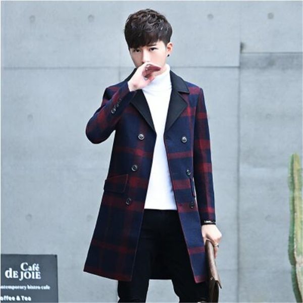 2019 new men's lattice long trench fashion men slim comfortable coat business casual coats & jackets selling clothing s-3xl, Black;white
2019 new men's lattice long trench fashion men slim comfortable coat business casual coats & jackets selling clothing s-3xl, Black;white