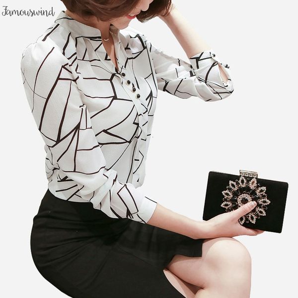 women shirts office blouse spring autumn long sleeve chiffon shirt ladies blusas womens and blouses print feminine h3, White
women shirts office blouse spring autumn long sleeve chiffon shirt ladies blusas womens and blouses print feminine h3, White