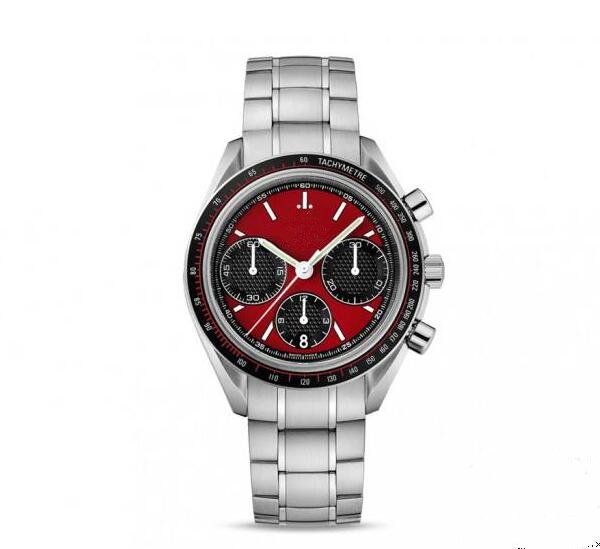 luxury watch for man stainless steel red face quartz satch chronograph watches 379, Slivery;brown
luxury watch for man stainless steel red face quartz satch chronograph watches 379, Slivery;brown