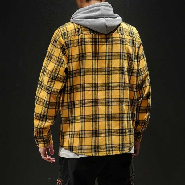 man jacket autumn casual plaid shirts long sleeve pullover shirt hooded windbreaker bomber jacket and coat, Black;brown
man jacket autumn casual plaid shirts long sleeve pullover shirt hooded windbreaker bomber jacket and coat, Black;brown