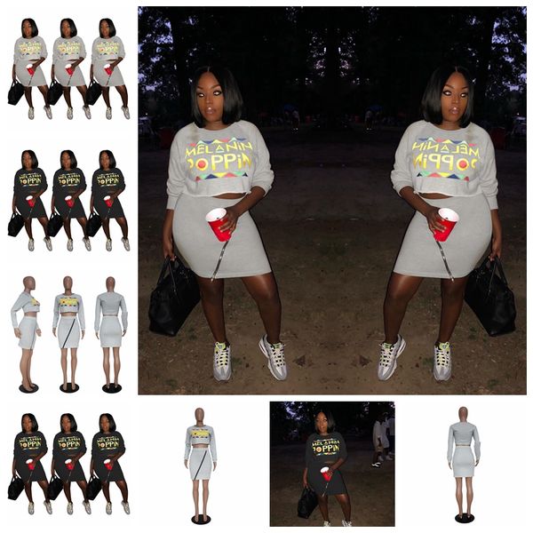 dress european spring and summer fashion print letter casual set long sleeve zipper skirt set support mixed batch, White
dress european spring and summer fashion print letter casual set long sleeve zipper skirt set support mixed batch, White