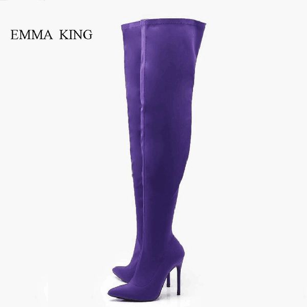 ladies suede over knee boots stiletto high heels closed toe side zipper thigh high motorcycle boots winter shoes woman, Black
ladies suede over knee boots stiletto high heels closed toe side zipper thigh high motorcycle boots winter shoes woman, Black