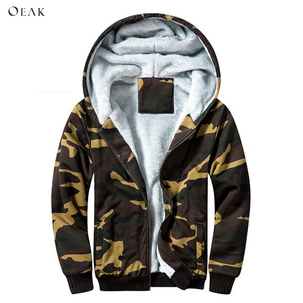 2019 camouflage printed winter thick jacket men fleece zipper men hooded warm male parkas warm outwear coat manteau homme hiver, Black
2019 camouflage printed winter thick jacket men fleece zipper men hooded warm male parkas warm outwear coat manteau homme hiver, Black