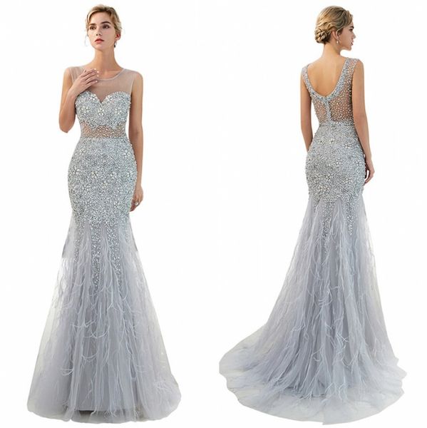 2019 luxury major beadings mermaid evening dresses sheer jewel neck sleeveless crystals floor length backless prom gowns cps1177, Black;red
2019 luxury major beadings mermaid evening dresses sheer jewel neck sleeveless crystals floor length backless prom gowns cps1177, Black;red