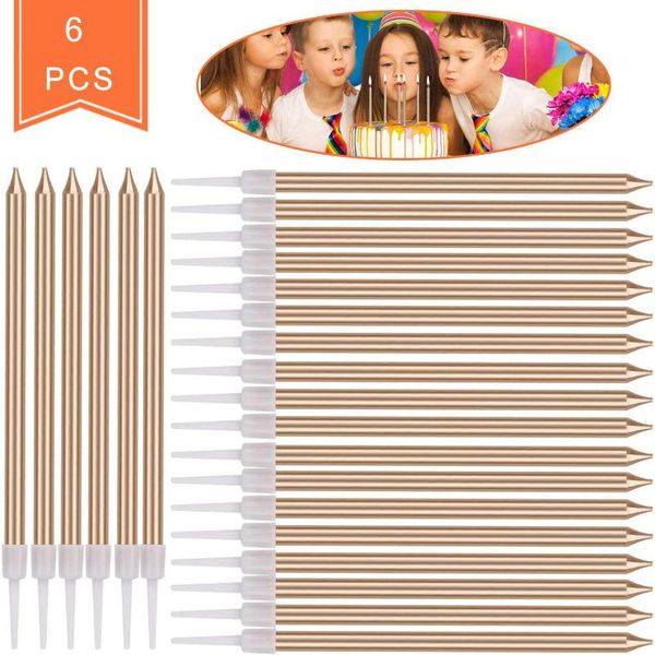 other festive & party supplies 6pc/lot golden candle for wedding cake decoration pencil birthday kids adult
other festive & party supplies 6pc/lot golden candle for wedding cake decoration pencil birthday kids adult