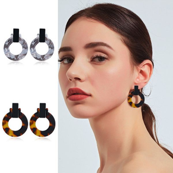 fashion tortoise earrings leopard print acrylic acetic acid sheet geometric circle drop dangle earrings for women girls jewelry wholesale, Silver
fashion tortoise earrings leopard print acrylic acetic acid sheet geometric circle drop dangle earrings for women girls jewelry wholesale, Silver