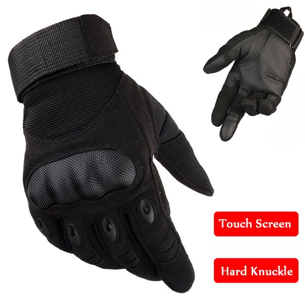 men's touch screen full finger gloves army combat armed gloves hard knuckle tactical hunting, Black
men's touch screen full finger gloves army combat armed gloves hard knuckle tactical hunting, Black