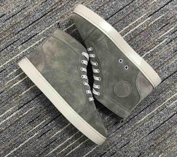 2019 mens grey buckskin patchwork red bottom casual walking shoes womens high solid color party flat shoes, Black
2019 mens grey buckskin patchwork red bottom casual walking shoes womens high solid color party flat shoes, Black