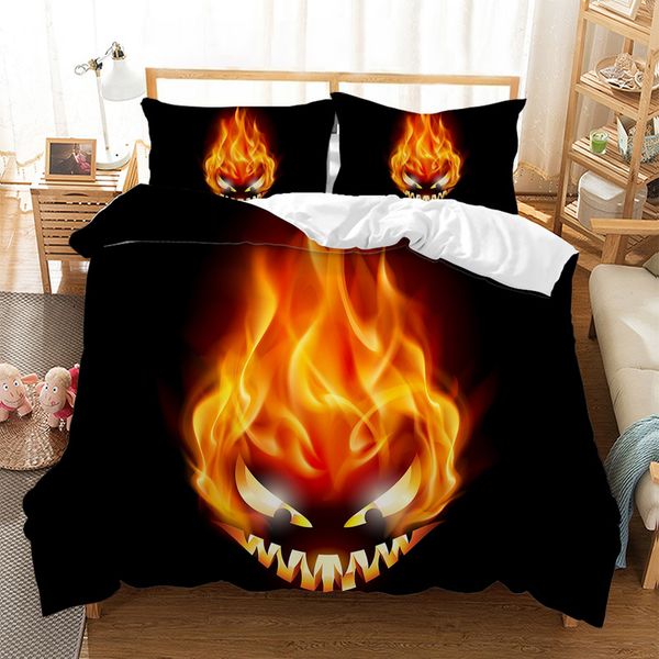 fanaijia flame skull duvet cover set with pillowcase 3d print bedding set luxury king size quilt cover
fanaijia flame skull duvet cover set with pillowcase 3d print bedding set luxury king size quilt cover