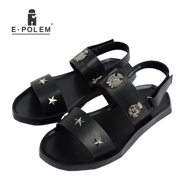 2018 new summer men black joker star rivet sandals fashion genuine cow leather casual beach rome sandals
2018 new summer men black joker star rivet sandals fashion genuine cow leather casual beach rome sandals