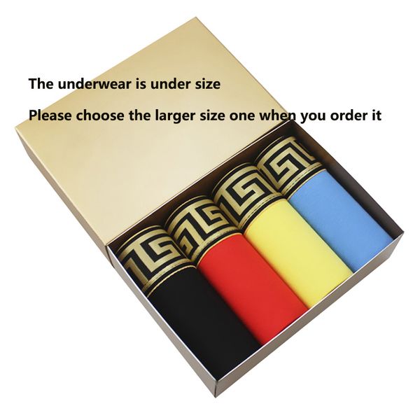 men's 4-pack gold rim elastic cotton boxers mens underwears a1 hygroscopic and sweat releasing pure cotton l xl xxl xxxl, Black;white
men's 4-pack gold rim elastic cotton boxers mens underwears a1 hygroscopic and sweat releasing pure cotton l xl xxl xxxl, Black;white