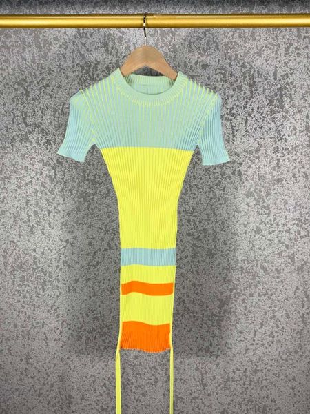 2020 summer luxury women knitted striped t-shirt ladies casual slim bottoming 2 color gdnz 4.28, White
2020 summer luxury women knitted striped t-shirt ladies casual slim bottoming 2 color gdnz 4.28, White