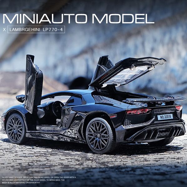 lp770 lp750 1:32 alloy diecast model vehicles car sound light pull back car toy miniature scale model cars toys children gift t200110
lp770 lp750 1:32 alloy diecast model vehicles car sound light pull back car toy miniature scale model cars toys children gift t200110