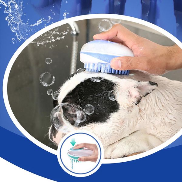 us stock dhl pet bath brush cat dog massage brushes removes loose hair comb pet shower scrubber 2 in shampoo dispenser pets grooming tools
us stock dhl pet bath brush cat dog massage brushes removes loose hair comb pet shower scrubber 2 in shampoo dispenser pets grooming tools