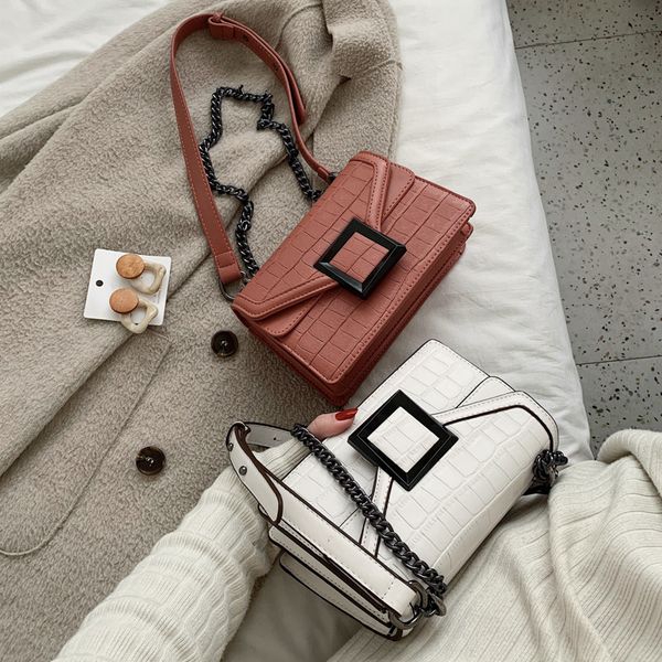 2020 new women's shoulder bag stone pattern small square bag fashion casual chain wild lady shoulder messenger
2020 new women's shoulder bag stone pattern small square bag fashion casual chain wild lady shoulder messenger