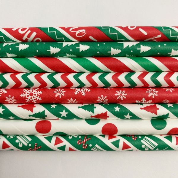 25pcs christmas dot snowflake tree print disposable paper drinking straws decor tableware
25pcs christmas dot snowflake tree print disposable paper drinking straws decor tableware