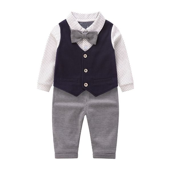 newborn baby clothes baby gentleman autumn and winter vest childrens clothing bow tie climbing clothes dress set, Blue
newborn baby clothes baby gentleman autumn and winter vest childrens clothing bow tie climbing clothes dress set, Blue