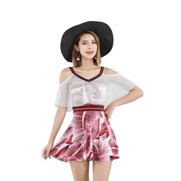 2019 ladies bathing suit female siamese skirt type thin conservative small chest gather spring swimsuit
2019 ladies bathing suit female siamese skirt type thin conservative small chest gather spring swimsuit