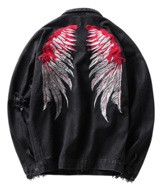 wholesale 2020 men's clothing ripped hole denim jacket eagle wings male student handsome korean embroidery casual denim jacket, Black;brown
wholesale 2020 men's clothing ripped hole denim jacket eagle wings male student handsome korean embroidery casual denim jacket, Black;brown