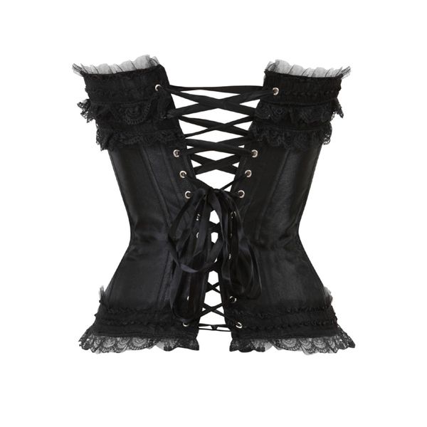 satin overbust corset lace bowknot decorated clubwear showgirl body shaper plus size s-6xl, Black;white
satin overbust corset lace bowknot decorated clubwear showgirl body shaper plus size s-6xl, Black;white