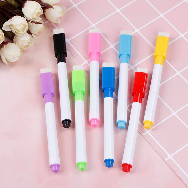 10 pcs erasable whiteboard pen magnetic whiteboard drawing and recording marker children office stationery supplies, Black;red
10 pcs erasable whiteboard pen magnetic whiteboard drawing and recording marker children office stationery supplies, Black;red