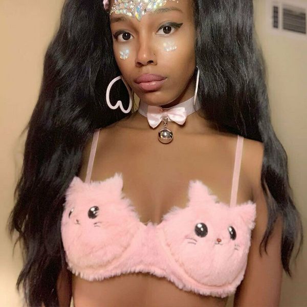 bras kawaii cat women bra pink fur bralette bralet bustier underwear erotic lingerie crop cami tank vest size 1pcs, Red;black
bras kawaii cat women bra pink fur bralette bralet bustier underwear erotic lingerie crop cami tank vest size 1pcs, Red;black
