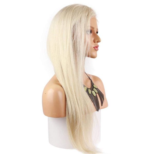 #60 platinum blonde lace front wig brazilian deep part lace front human hair wigs for black women
#60 platinum blonde lace front wig brazilian deep part lace front human hair wigs for black women