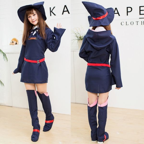 new school uniform of anime witchcraft academy cute little witch apprentice cosplay anime costumes costumes & cosplay of japanese magic acad, Black
new school uniform of anime witchcraft academy cute little witch apprentice cosplay anime costumes costumes & cosplay of japanese magic acad, Black