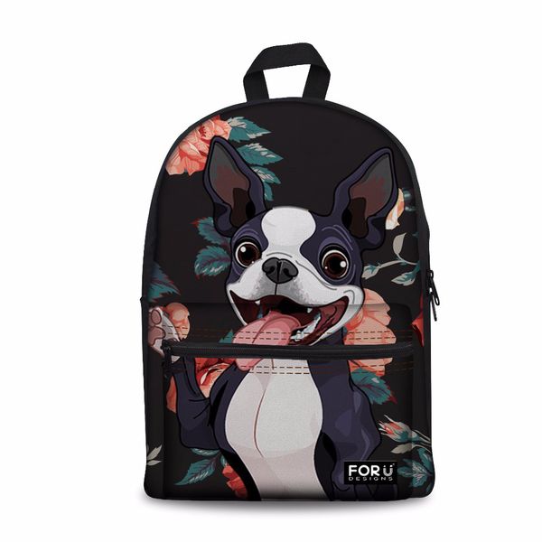 customized women backpack boston terrier printing canvas schoolbag feminime shoulder bag for teen girls kawaii school back pack
customized women backpack boston terrier printing canvas schoolbag feminime shoulder bag for teen girls kawaii school back pack