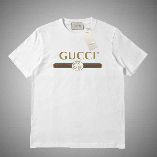 GUCCI Новая мода мужская летняя футболка мужчины топы Письмо печати футболка хлопок с коротким рукавом футболки женщины мужчины топы
GUCCI Новая мода мужская летняя футболка мужчины топы Письмо печати футболка хлопок с коротким рукавом футболки женщины мужчины топы