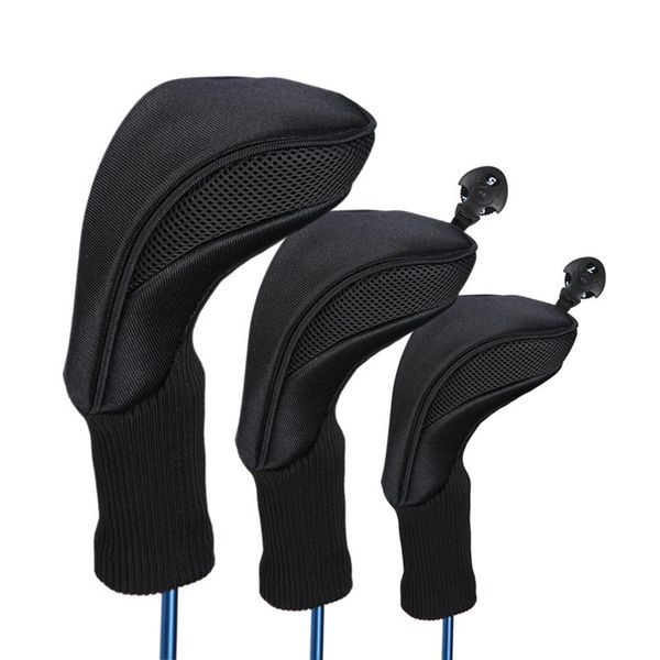 3pcs black golf head covers driver 1 3 5 fairway wood headcovers long neck knit protective cover fairway driver club accessories
3pcs black golf head covers driver 1 3 5 fairway wood headcovers long neck knit protective cover fairway driver club accessories