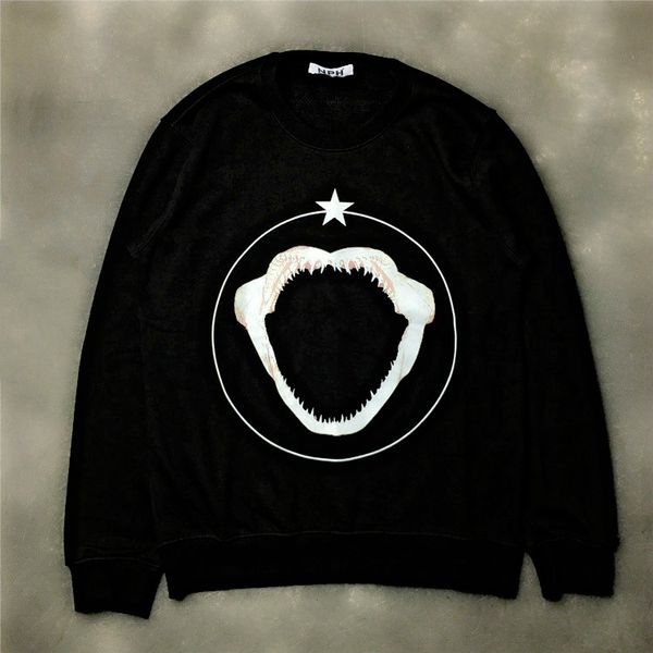 mens designer hoodies givh38 new fashion brand luxury white pentagon circle shark animal printed circle guard clothing, Black 
mens designer hoodies givh38 new fashion brand luxury white pentagon circle shark animal printed circle guard clothing, Black