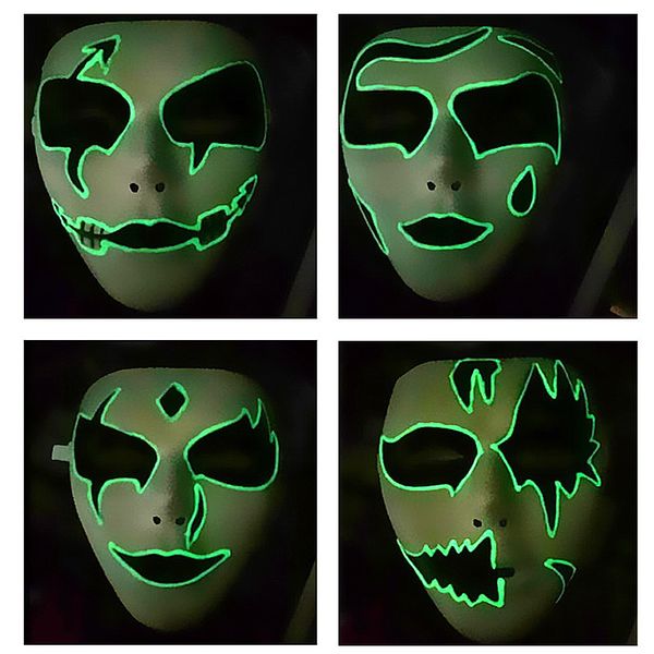 new led light halloween mask party masque masquerade masks neon mask festival cosplay glow in the dark mascara horror purge
new led light halloween mask party masque masquerade masks neon mask festival cosplay glow in the dark mascara horror purge