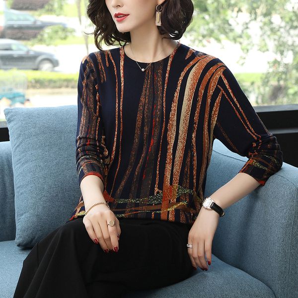 sweaters woman designer sweater fashion sweater 2019 spring autumn warm pullovers women stripe printed sweaters female soft sweaters, White;black
sweaters woman designer sweater fashion sweater 2019 spring autumn warm pullovers women stripe printed sweaters female soft sweaters, White;black