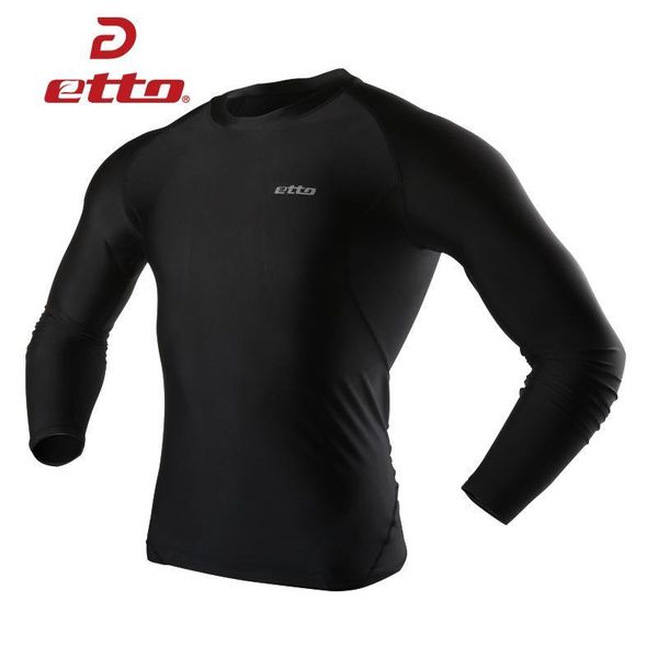etto brand men long sleeve sports tight running t shirts quick dry training shirts circular collar body building tights ibb071, Black;blue
etto brand men long sleeve sports tight running t shirts quick dry training shirts circular collar body building tights ibb071, Black;blue
