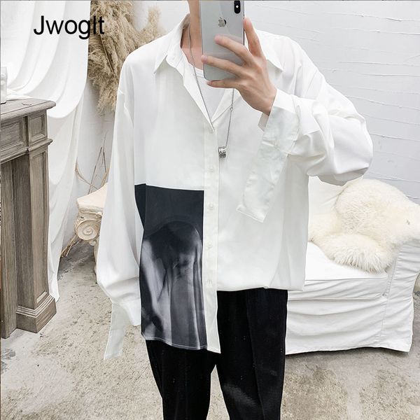 korean style shirt men new slim fit long sleeve camisa masculina chemise homme social men club shirt, White;black
korean style shirt men new slim fit long sleeve camisa masculina chemise homme social men club shirt, White;black