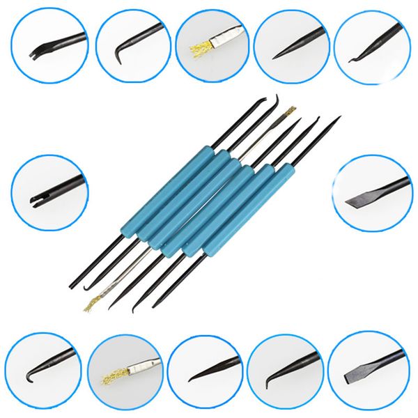 professional 6pcs/lot steel solder assist repair tool electronic tools set welding grinding cleaning repair tools kits
professional 6pcs/lot steel solder assist repair tool electronic tools set welding grinding cleaning repair tools kits