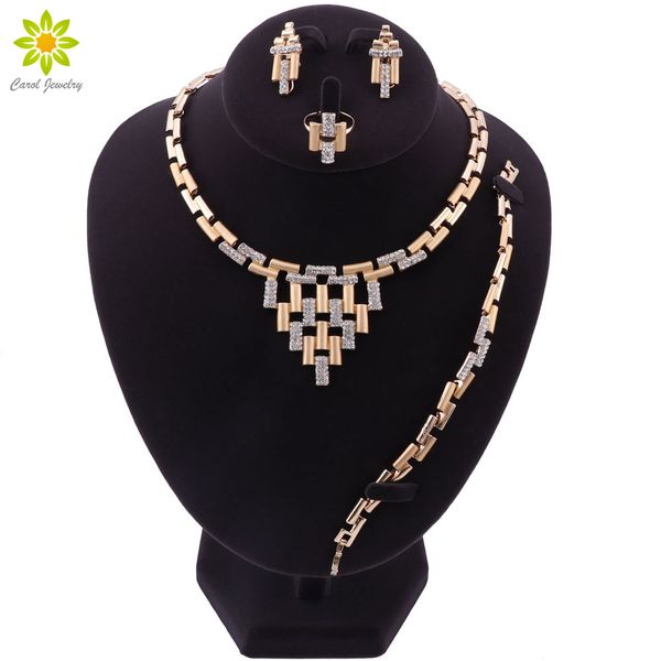 fashion jewelry set nigeria dubai gold-color african bead necklace sets wedding jewelry set african bridal wedding gifts, Slivery;golden
fashion jewelry set nigeria dubai gold-color african bead necklace sets wedding jewelry set african bridal wedding gifts, Slivery;golden