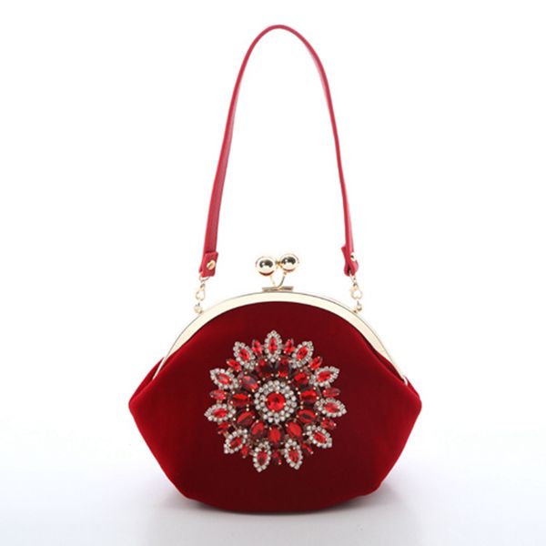 handbag red bride bag evening bag net red flowers married explosion models female super-small fashion handbags
handbag red bride bag evening bag net red flowers married explosion models female super-small fashion handbags