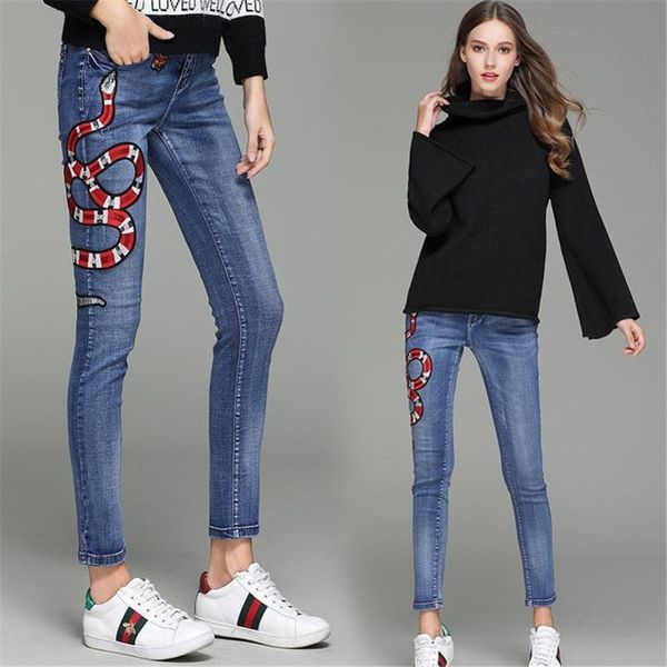 womens designer jeans pants luxury denim jean pants fashionable g stylish red snake little bees embroidery new arriving, Blue
womens designer jeans pants luxury denim jean pants fashionable g stylish red snake little bees embroidery new arriving, Blue