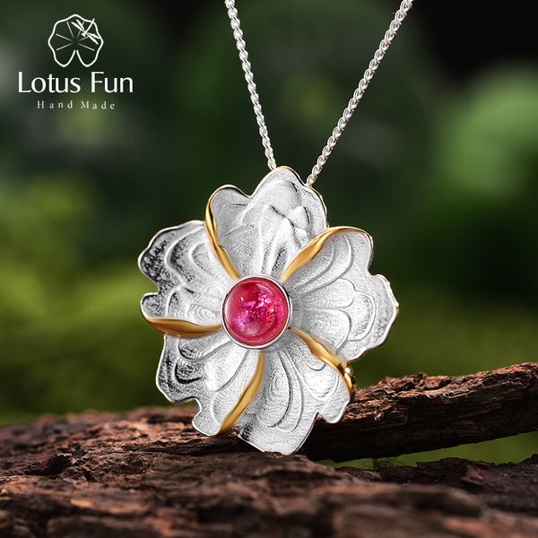 lotus fun real 925 sterling silver natural tourmaline handmade fine jewelry peony flower pendant without necklace for women
lotus fun real 925 sterling silver natural tourmaline handmade fine jewelry peony flower pendant without necklace for women