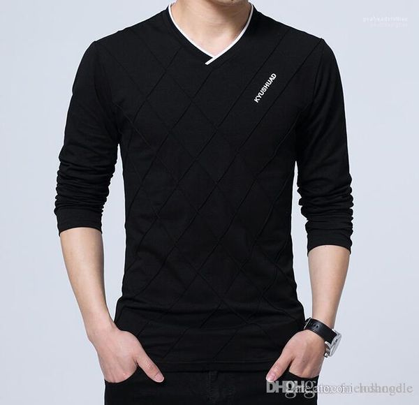 spring designer clothing long sleeved casual fashion comfortable sweater mens v neck solid color sweaters, White;black
spring designer clothing long sleeved casual fashion comfortable sweater mens v neck solid color sweaters, White;black